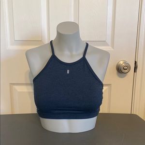 NOBULL Blue High Neck Sports Bra (NWOT - M)